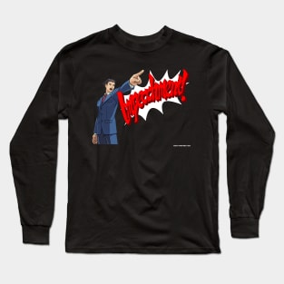 Phoenix Wright Resists! Long Sleeve T-Shirt